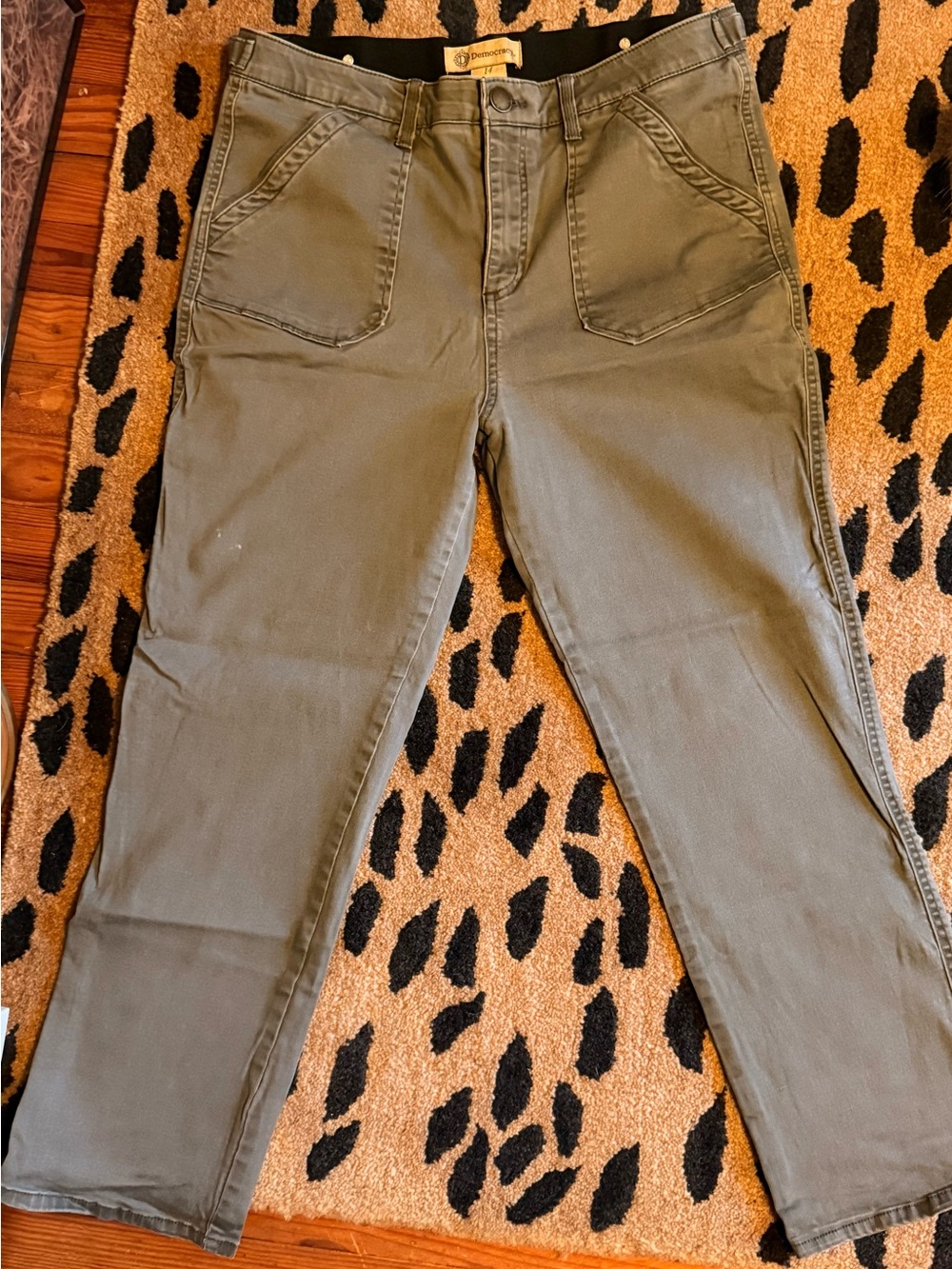 Democracy Olive Green Khaki Pants